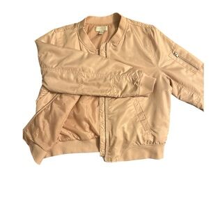 Forever 21 Pale Pink Bomber Jacket